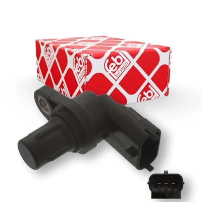 Abbildung von FEBI BILSTEIN 40772 Sensor, Nockenwellenposition OPEL: Corsa C Schrägheck, Astra H Caravan, Zafira B, FORD: Focus 2 Limousine, FIESTA 6