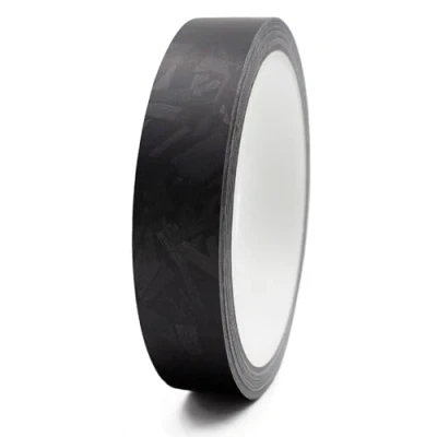 Abbildung von Finest Folia 8,5 Meter Forged Carbon Zierstreifen Auto LKW Motorrad Boot Modellbau Basteln DIY Deko Dekorstreifen Klebestreifen selbstklebend wetterfest (Schwarz Matt Carbon, 30mm)