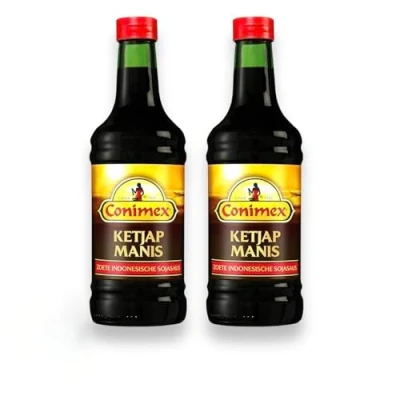 Abbildung von Conimex Ketjap Manis Süße Indonesische Sojasoße 2x 500ml (Gesamtmenge 1.000ml)