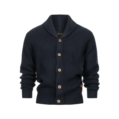 Abbildung von Indicode Jeans Inbrandox Strickjacke, Herren, Größe: Small, Navy