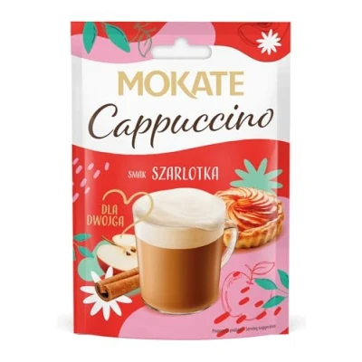 Abbildung von MOKATE® Cappuccino 40g Geschmack: Apfelkuchen mit Zimt Instantkaffee Kaffeegetränk Samtig und Aromatisch Cremiger Getränk Kaffee Getränkepulver