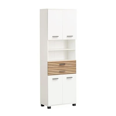 Abbildung von Schildmeyer Hochschrank &quot;Katta, Breite 59 cm&quot;, Schubladenfronten mit Akustikprint