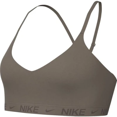 Abbildung von Nike Performance INDY BRA Sportbh mit leichter Stützkraft, Damen, Größe: Large, Mink brown/ironstone