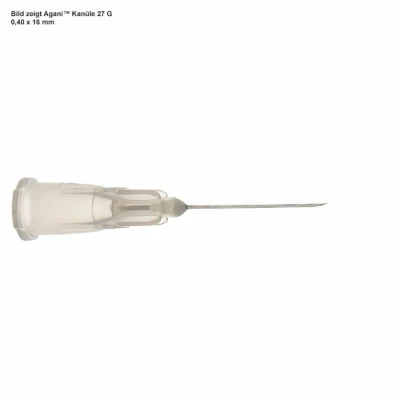 Abbildung von Terumo Agani Einmalkanülen 27G 19 x 0,40 mm grau 100 Stück