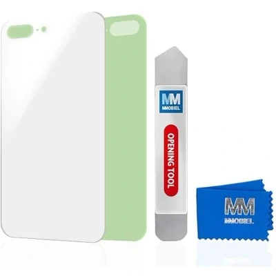 Abbildung von MMOBIEL Rückklappe Back Cover Batterie Gehäuse kompatibel mit iPhone 8 Plus (Weiß) 5.5 inch Ersatzteil