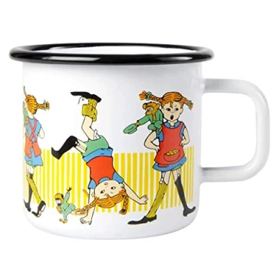 Abbildung von Muurla Kindergeschirr Set Tasse Pippi Langstrumpf Longstocking (370 ml)