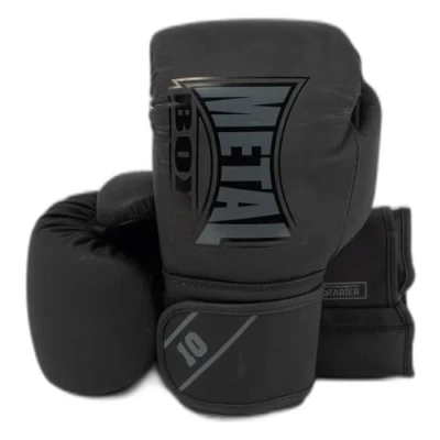 Abbildung von METAL Boxe Gants de Entraînement Starter Noir/Gris 14 oz