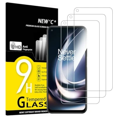 Abbildung von NEW&#039;C 3 Stück, Panzer Schutz Glas für OnePlus Nord CE 2 Lite 5G, Frei von Kratzern, 9H Härte, HD Displayschutzfolie, 0.33mm Ultra klar, Ultrabeständig