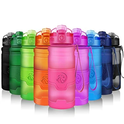 Abbildung von ZORRI Sport Wasserflasche Trinkflasche Bpa Frei Sportflasche, Rosa, Gr. 1000ml 32oz