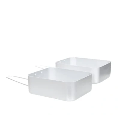 Abbildung von Trespass Messy, 2x Aluminiumdosen (18,5cm x 15cm 6cm / 16,8cm 13,5cm 5,8cm), Silber
