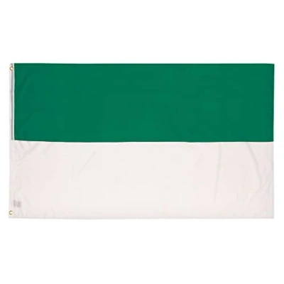 Abbildung von PHENO FLAGS Flagge Schützenfest 90 x 150 cm Fahne Weiss Grün (Hissflagge für Fahnenmast), Inkl. 2 Messing Ösen