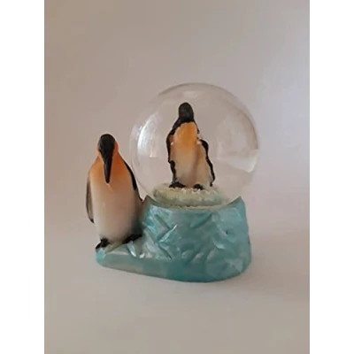 Abbildung von PIA International Glitzerkugel Pinguine Schneekugel Tier Tiere Schneekugeln Pinguin