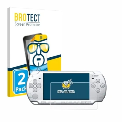 Abbildung von BROTECT (2 Stück Schutzfolie für Sony PSP 2004 Displayschutz Folie Ultra Klar