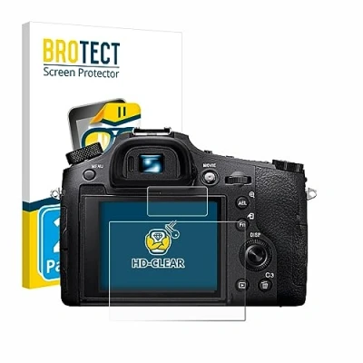 Abbildung von BROTECT (2 Stück Schutzfolie für Sony Cyber Shot DSC RX10 IV Displayschutz Folie Ultra Klar