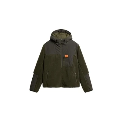 Abbildung von Superdry Expedition BORG HYBRID... Fleecejacke, Herren, Größe: Large, Surplus goods olive green