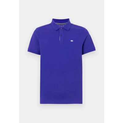 Abbildung von TOM Tailor Basic WITH Contrast Poloshirt, Herren, Größe: Medium, Crest blue