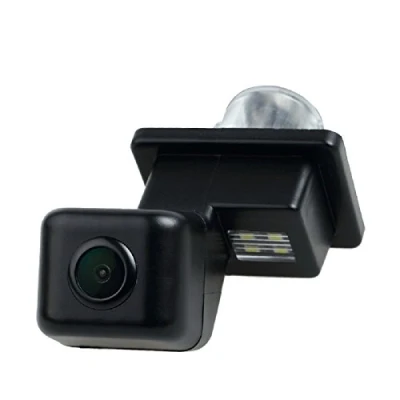 Abbildung von Auto Rückfahrkamera verbesserte Einparkhilfe mit 8IR Nachtsicht 170 Weitwinkel Wasserdicht Hoche Defination (schwarz) für C Class E W204/W 216/C204/W212/C207/ S12/W221/R231