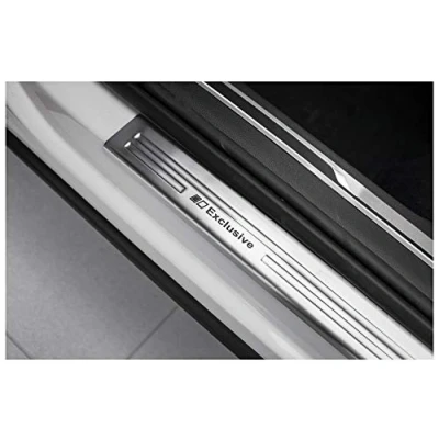 Abbildung von tuning art EX128 Edelstahl Einstiegsleisten Set passend für VW Tiguan 2 AD1 2016 2024, Farbe:Silber