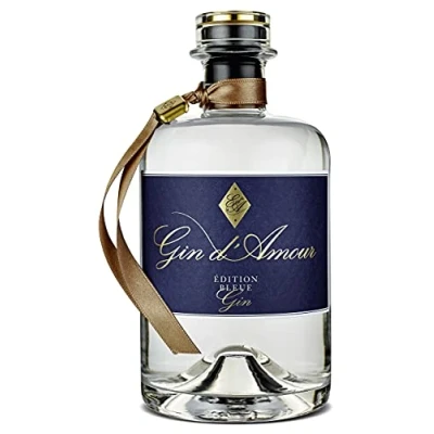 Abbildung von Wajos Gin d&#039;Amour 40% vol, 500ml für Tonic &amp; Cocktails. Geschenk Verliebte, Jahrestag Hochzeitsgeschenk
