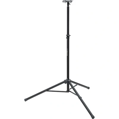 Abbildung von Brennenstuhl Bau Teleskop Stativ ST 200 für Baustrahler/ stabiles mit Absenkautomatik (stufenlos höhenverstellbar von 1,08m bis 2m, max. Traglast 30kg, Querträger, 3 kräftige Standrohre)