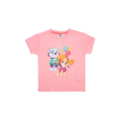 Abbildung von PAW Patrol SKYE UND Everest Friends KURZÄRMLIG Tshirt print für Kinder, Größe: 122/128, Rosa