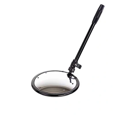 Abbildung von Dancop IS L 35 Acryl Inspektionsspiegel mit Licht, Rollenfüßen und Teleskoparm, 350mm Durchmesser