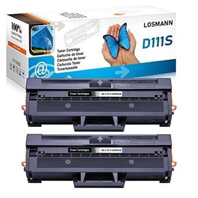 Abbildung von LOSMANN 2x Toner Kompatibel für Samsung MLT D111S M2020 Xpress M2078FW M2078W SL M2022 M2022W M2000 Series M2020W M2021 M2021W M2026 M2026W M2070 M2070F M2070FW