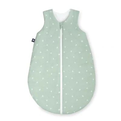 Abbildung von Julius Zöllner Baby Ganzjahresschlafsack aus Jersey Baumwolle, Standard 100 by Oeko Tex, Made in Germany, Gr. 56, Stary