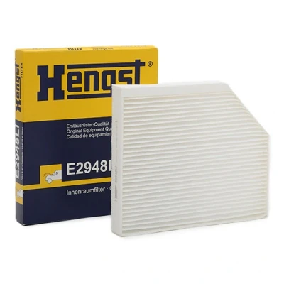 Abbildung von HENGST FILTER E2948LI Innenraumfilter Pollenfilter 279 241 35 AUDI: A4 B8 Avant, A5 Cabrio, Sportback, PORSCHE: Macan