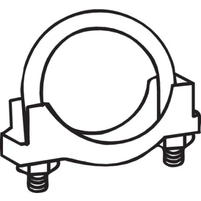 Abbildung von BOSAL 250 154 Klemmstück, Abgasanlage 53 MERCEDES BENZ: T1 Pritsche/Fahrgestell
