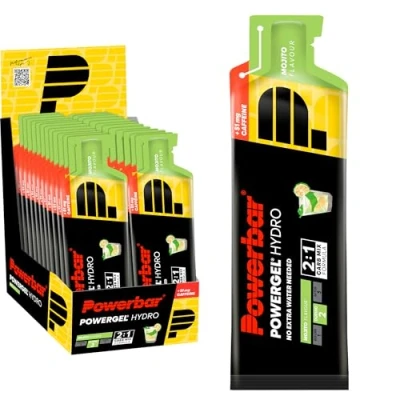 Abbildung von Powerbar PowerGel Hydro Mojito 24x67ml High Carb Energie Gel + 51mg Koffein