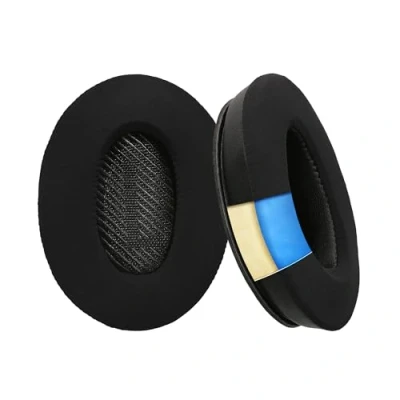 Abbildung von kwmobile 2X Ohr Polster kompatibel mit Bose Quietcomfort 35 / QC35 Ohrpolster Kopfhörer Kunstleder für Over Ear Headphones Cooling Effekt