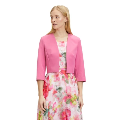 Abbildung von Vera Mont Bolero MIT Kellerfalten Blazer, Damen, Größe: 44, Rose pink