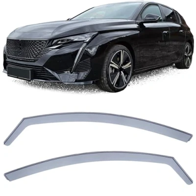 Abbildung von Windabweiser Regenabweiser Windschutz Schwarz Smoke für Peugeot 308 ab 21