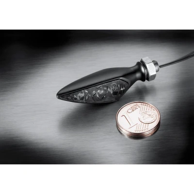 Abbildung von Kellermann LED Metall Rücklicht/Blinker M5 Rhombus S DF Dark links