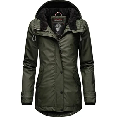 Abbildung von Navahoo Lindraa Winterjacke, Damen, Größe: XS, Dark olive