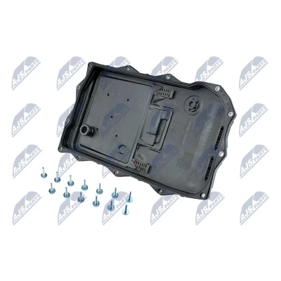 Abbildung von NTY FSF BM 002 Ölwanne, Automatikgetriebe mit Dichtung BMW: 3 Limousine, 5 Touring, LAND ROVER: Range Rover Sport