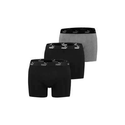 Abbildung von PUMA Boxershorts BW MEN PROMO ELEMENTS SOLID BOXER 3P (Packung, 3 St., 3er Pack)