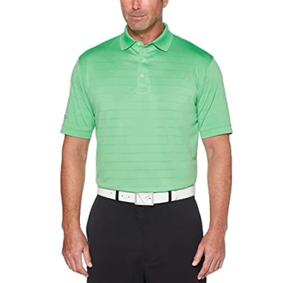 Abbildung von Callaway Opti Vent Herren Poloshirt, kurzärmelig, offenes Netzgewebe, Herren, Hellgrün, 3X Large