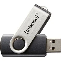 Abbildung von Intenso Basic Line 64 GB USB Stick 2.0 silber/schwarz