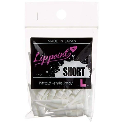 Abbildung von L style Shortlip Soft Dart Tips White Short Set of 50 Tip Darts Lip Shafts by