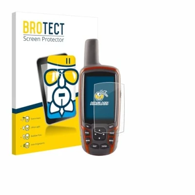 Abbildung von BROTECT Schutzglas für Garmin GPSMAP 62s Schutzfolie Panzer Folie Glas [Extrem Kratzfest 9H, Anti Fingerprint, Ultra Transparent]