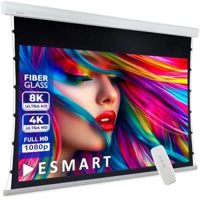 Abbildung von eSmart Expert XTR Tageslicht Tension Leinwand Grau 332 x 187 cm (150&quot;) 16:9