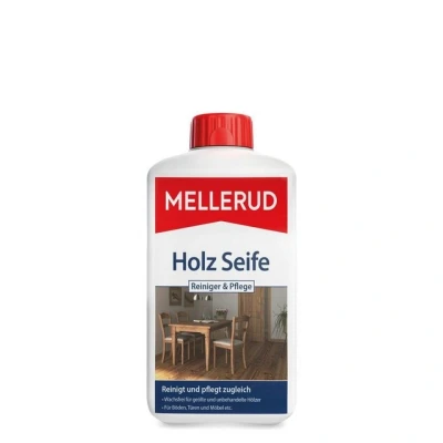 Abbildung von MELLERUD Holz Seife Reiniger &amp; Pflege, 1 Ltr Flüssigreiniger