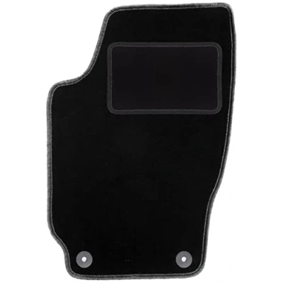 Abbildung von Wielganizator Automatte Passend für Skoda Fabia I Schrägheck, Limousine, Kombi 1999 2007 Velours Autozubehör Praktische Fußmatte Auto 1 teilig schwarz