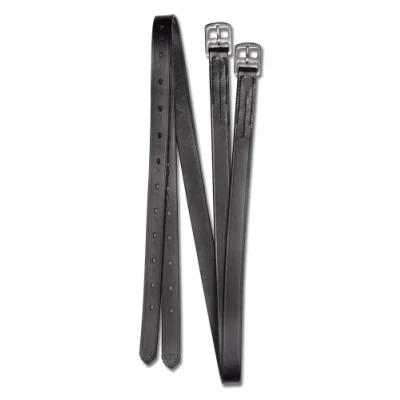 Abbildung von Waldhausen Steigbügelriemen X Line 25mm Leder Schwarz 130cm