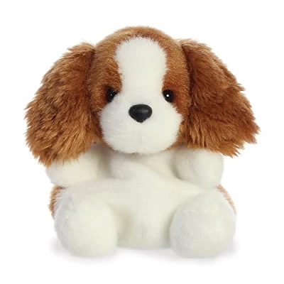 Abbildung von Aurora World Aurora, 33533, Palm Pals Lady Cocker Spaniel, 13cm, Plüsch, Braun &amp; Weiß, Braun/Weiß