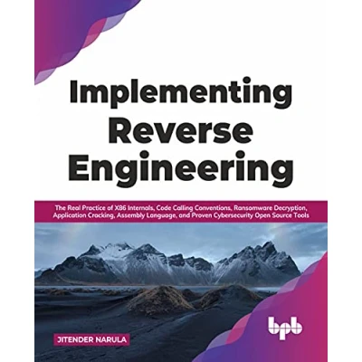 Abbildung von Implementing Reverse Engineering: The Real Practice of X86 Internals, Code Calling Conventions, Ransomware Decryption, Application Cracking, Assembly ... Open Source Tools (English Edition)