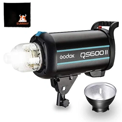 Abbildung von GODOX QS600II Profi Studio Mondlicht Strobe Blitz Licht 600Ws GN76 mit Modellierung Lampe Professionell Blitzlicht für Fotografie Porträt (QS600II)
