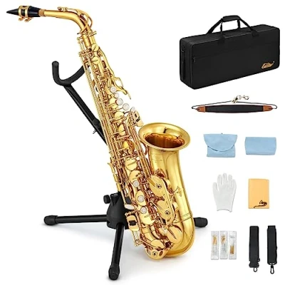 Abbildung von Eastar AS ⅡStudent Gold Lacquer E Flat Alto Saxophone